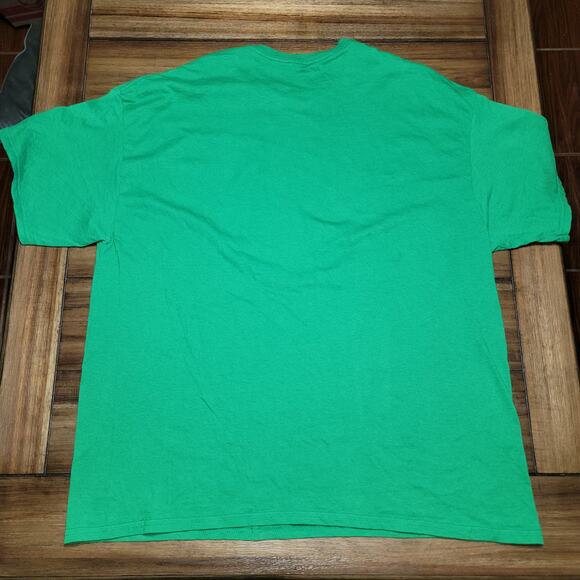 Green Feliz Navidad Sugar Skull Unisex Tee - Size 2XL - Picture 3 of 3